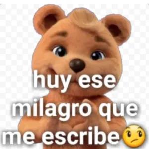 huy ese milagro que me escribe - getsticker.com