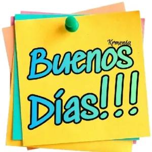Buenos Días!!! - getsticker.com