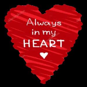 Always in my HEART - getsticker.com