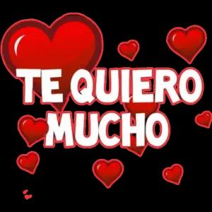 Te quiero mucho - getsticker.com