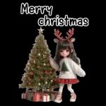 สาวกวางเรนเดียร์น่ารัก