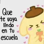 Que te vaya lindo en tu escuela