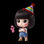 น้องตัวน้อยน่ารักสวัสดีปีใหม่