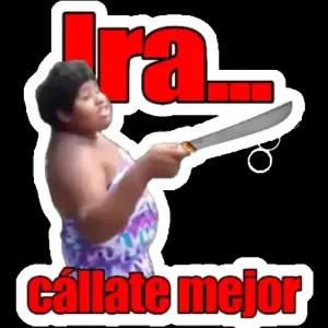 Ira cállate mejor - getsticker.com