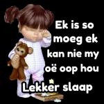 Lekker slaap