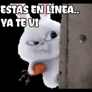 ESTAS EN LÍNEA.. YA TE VI - getsticker.com