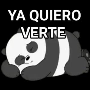 YA QUIERO VERTE - getsticker.com