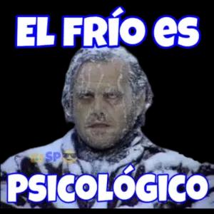 EL FRÍO es SP PSICOLÓGICO  - getsticker.com