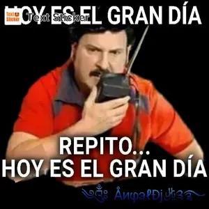 LOY ES EL GRAN DÍA Textes Sticker Text REPITO... HOY ES EL GRAN DÍA : Ånpalj - getsticker.com