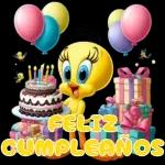 Cute little yellow duck sticker