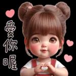 丸子頭妹妹好可愛