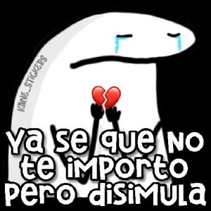 STICKERS Ya se que No te importo Pero disimula - getsticker.com