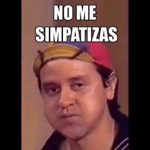 NO ME SIMPATIZAS - getsticker.com