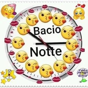 Bacio Notte Ow il dolce passuggic deireta  - getsticker.com