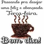 Bom dia feliz terça-feira
