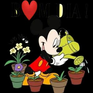 BM M DIA! Mickey Love M  - getsticker.com