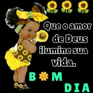 Que o amor de Deus ilumine sua vida. BM DIA  - getsticker.com