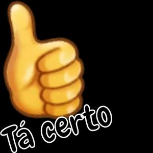 g Tá certo T  - getsticker.com
