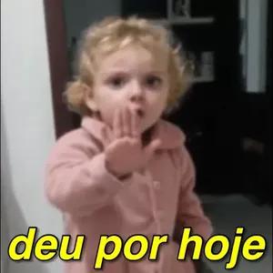 deu por hoje  - getsticker.com