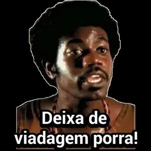 Deixa de viadagem porra! - getsticker.com