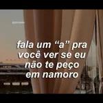 @8tristebr fala um "a" pra você ver se eu não te peço em namoro 