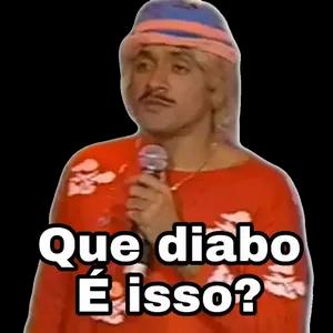 Que diabo É isso?  - getsticker.com