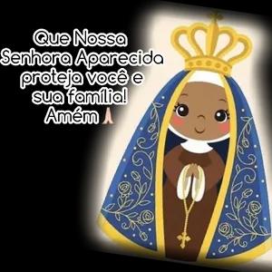 COD Que Nossa Senhora Aparecida proteja você e sua família! Amém  - getsticker.com