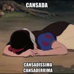 cansada 😪 