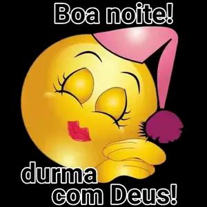 Boa noite! durma com Deus!  - getsticker.com