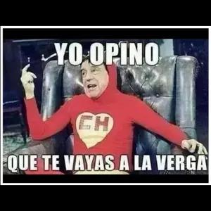 YO OPINO CH QUE TE VAYAS A LA VERGA  - getsticker.com
