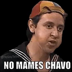 @YoSoyTeba NO MAMES CHAVO  - getsticker.com