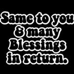 Blessings