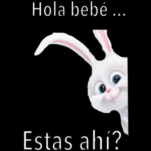 Hola bebé Estas ahí?  - getsticker.com