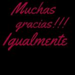 muchas gracias