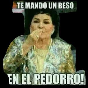 TE MANDO UN BESO EN EL PEDORRO!  - getsticker.com