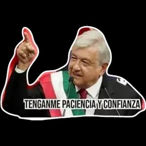 TENGANME PACIENCIA Y CONFIANZA  - getsticker.com