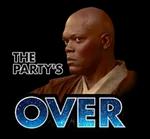 The party is over 