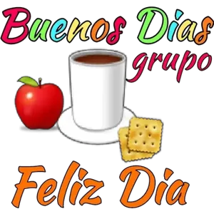 Buenos Dias grupo Feliz Dia  - getsticker.com
