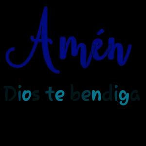 Amén Dios te bendiga  - getsticker.com