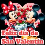 Feliz San Valentín mickey y minnie