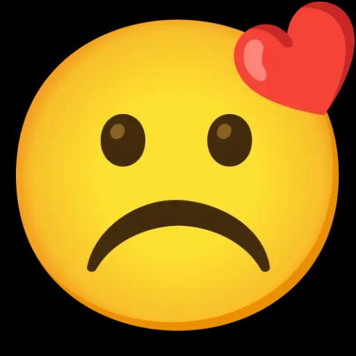 Broken-heart  emoji 
